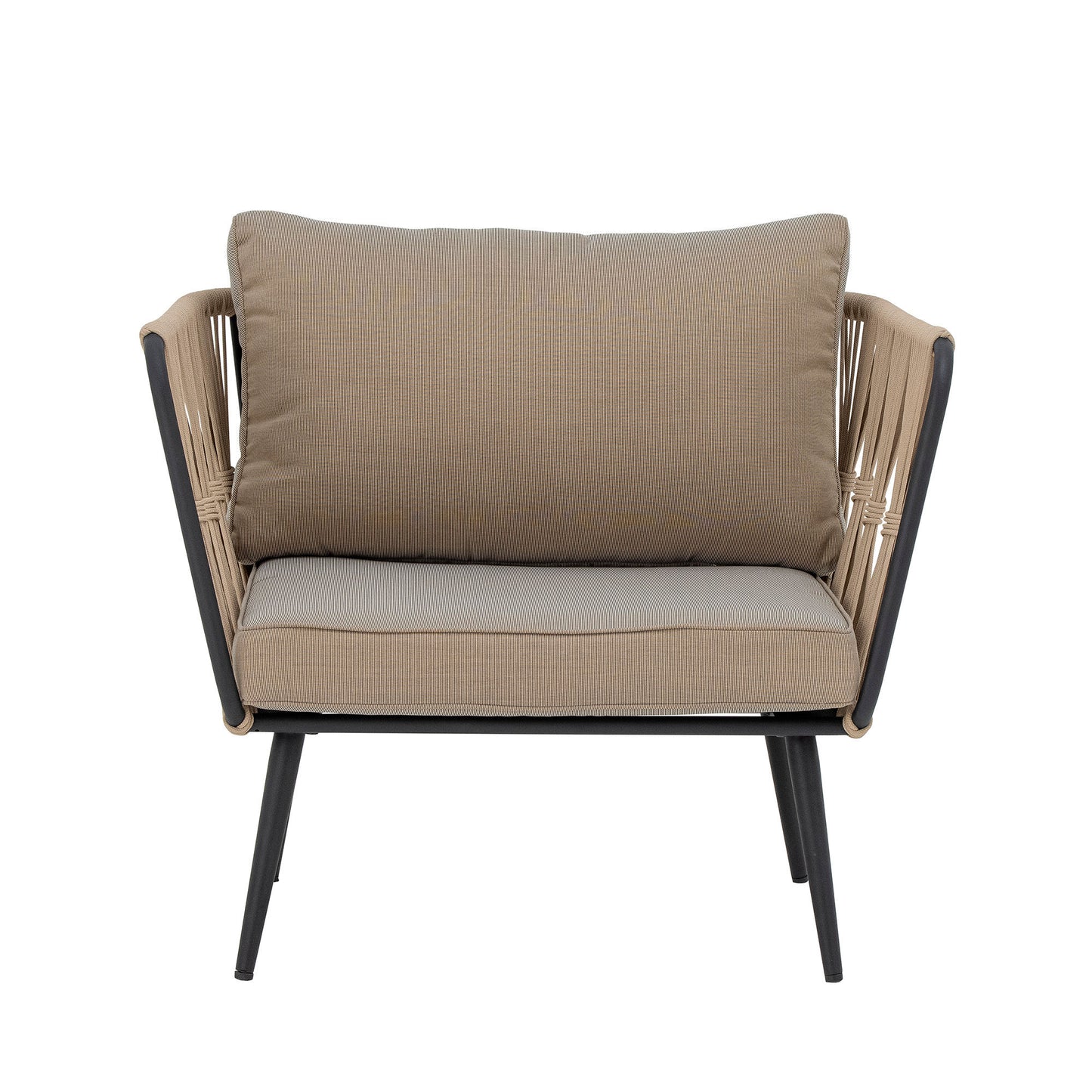 Bloomingville Pavone Loungesessel, Braun, Metall