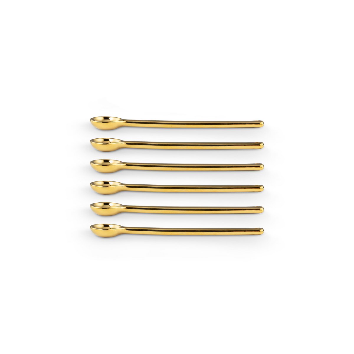 6er Löffelset Gold groß