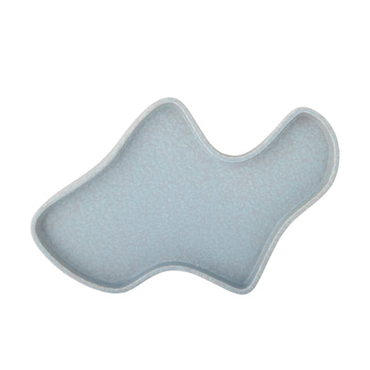 Bloomingville Lakey Tablett, Blue, Steingut