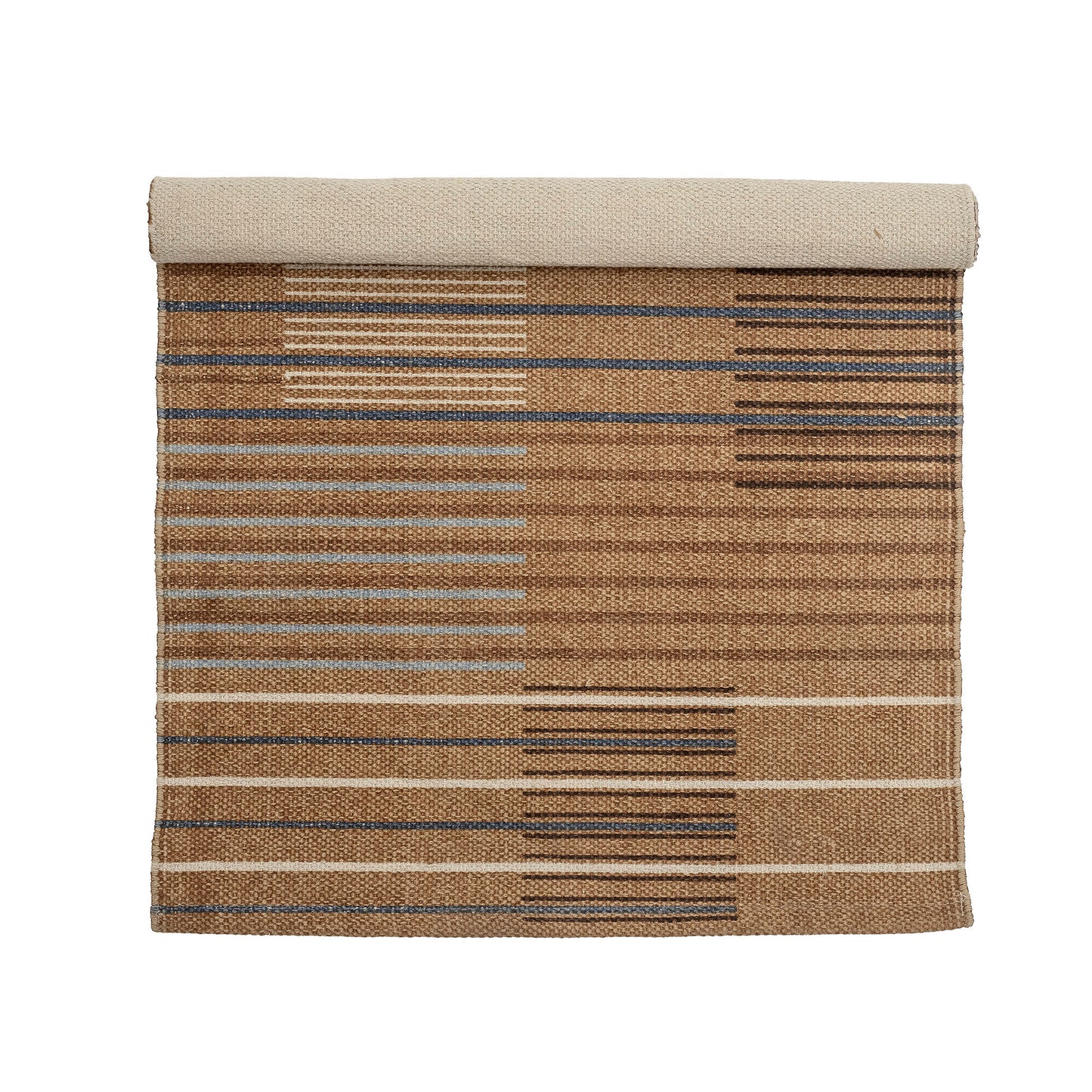 Bloomingville Boon Teppich, Braun, Baumwolle