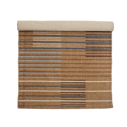 Bloomingville Boon Teppich, Braun, Baumwolle
