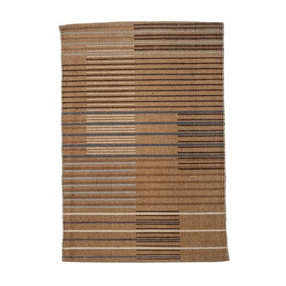 Bloomingville Boon Teppich, Braun, Baumwolle