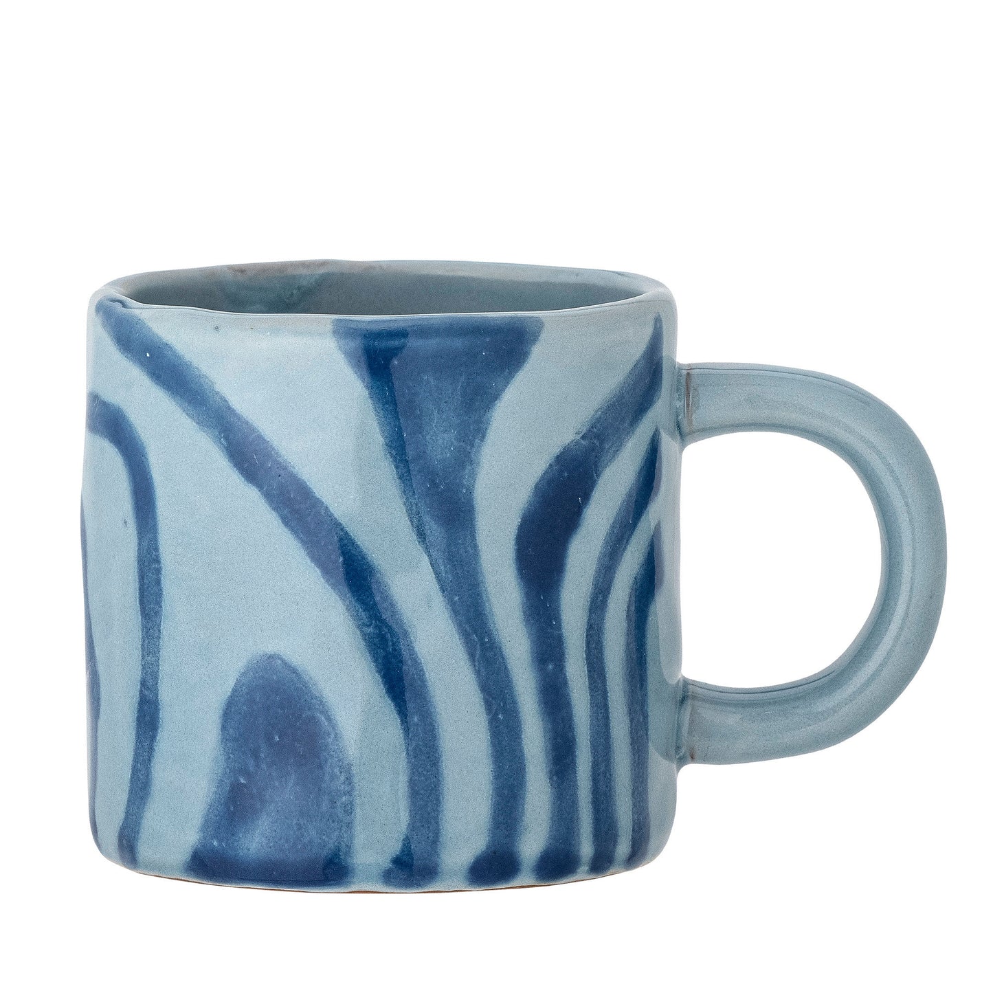 Bloomingville Ninka Tasse, Blau, Steingut