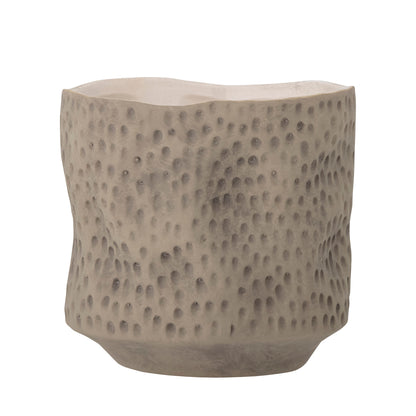 Bloomingville Sayah Blumentopf, Braun, Steingut