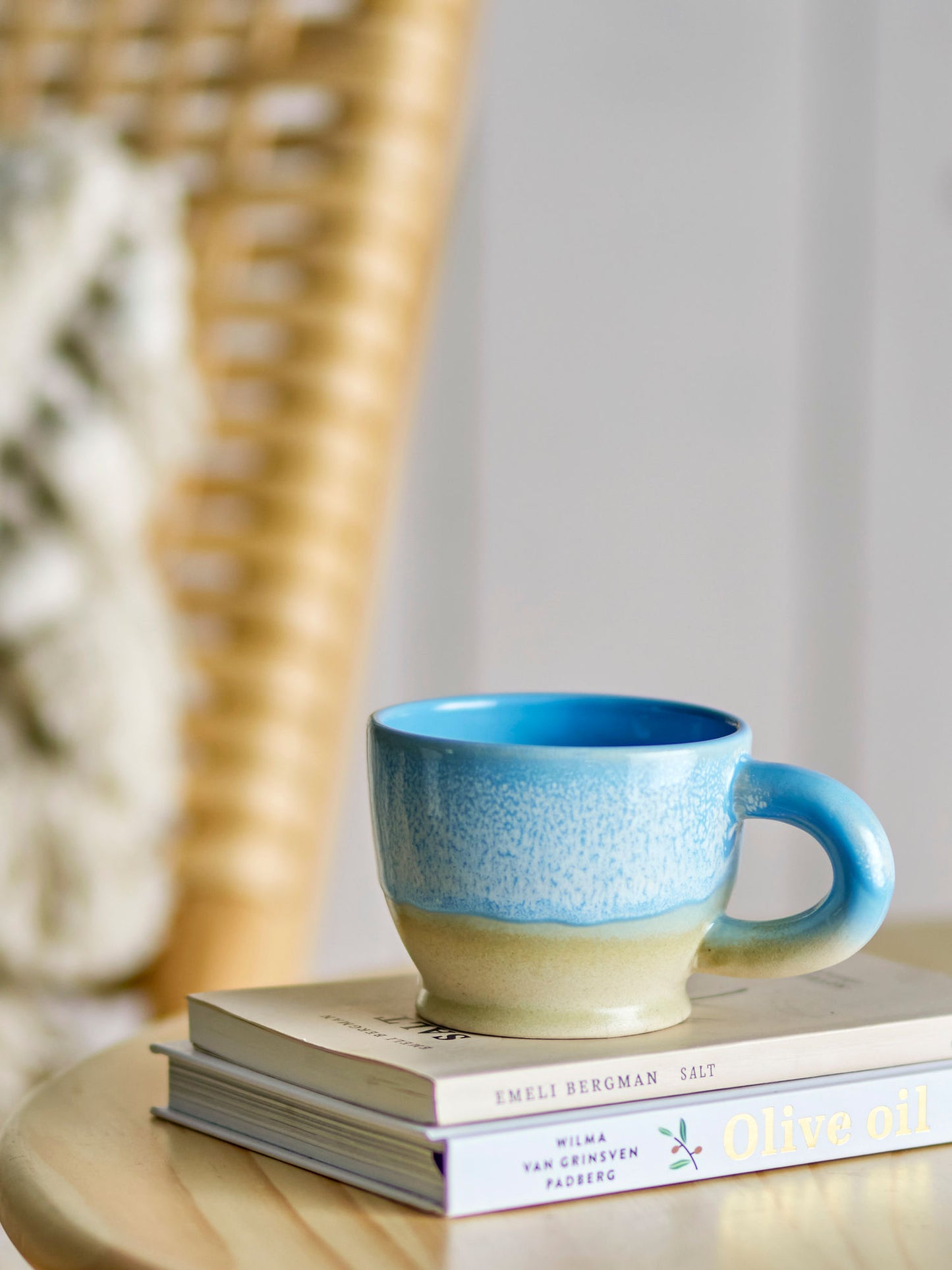 Bloomingville Safie Tasse, Blau, Steingut