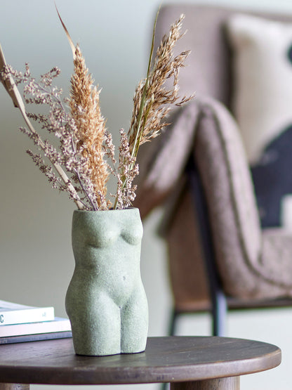 Bloomingville Emeli Deko-Vase, Grün, Terrakotta