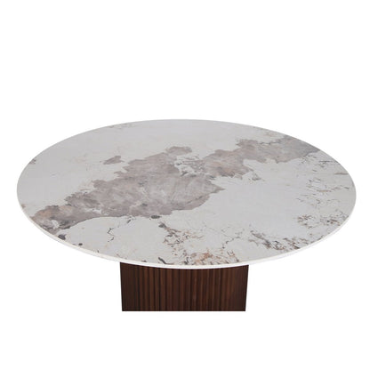Esstisch aus Keramikmarmor  Ø 120 cm