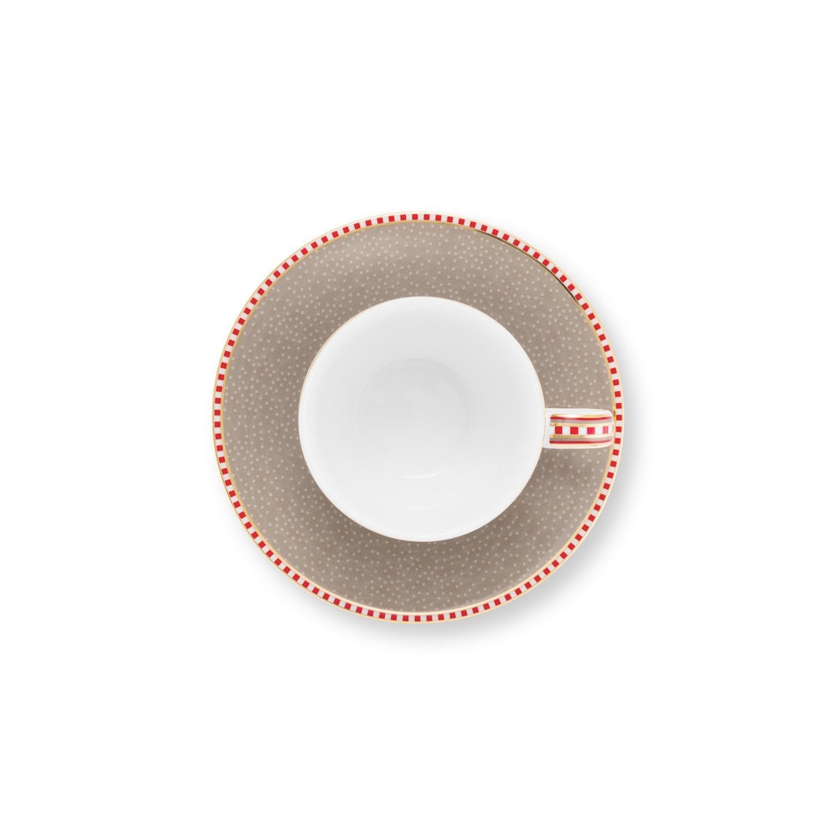 Espresso Cup and Saucer Blooming Tales Khaki