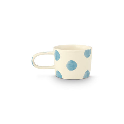 Mug with Ear Dots Light Blue 350ml