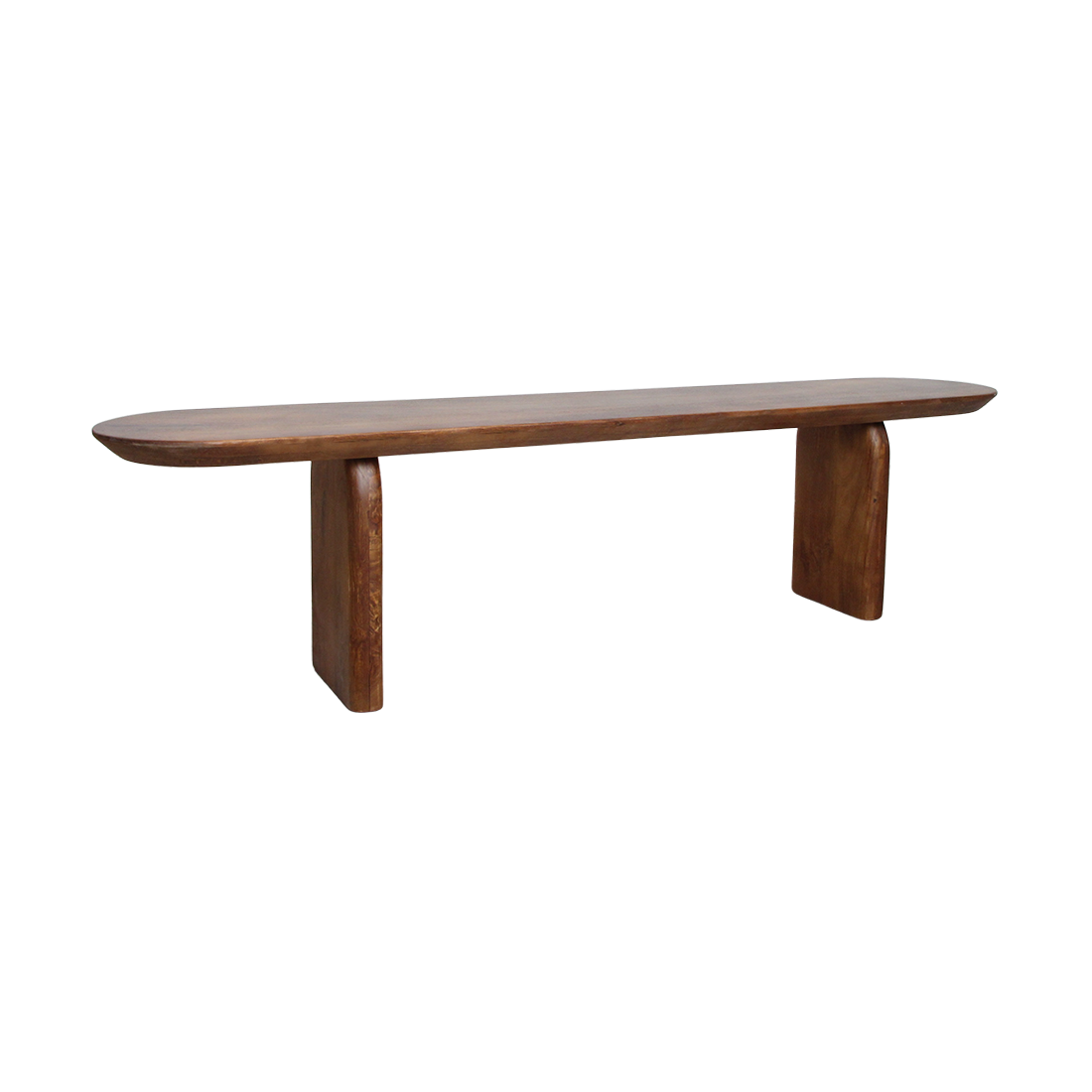 Bullnose Esszimmerbank braun