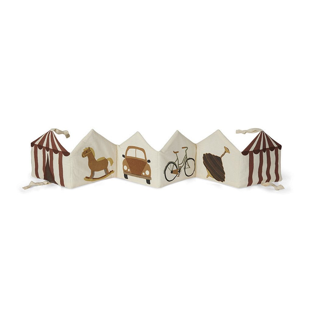 Kit-Stoffbuch-Creme - Zirkus