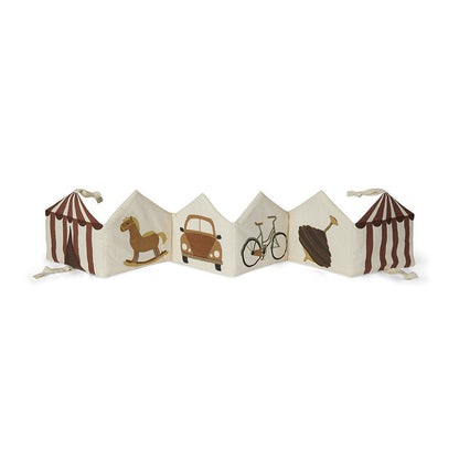 Kit-Stoffbuch-Creme - Zirkus