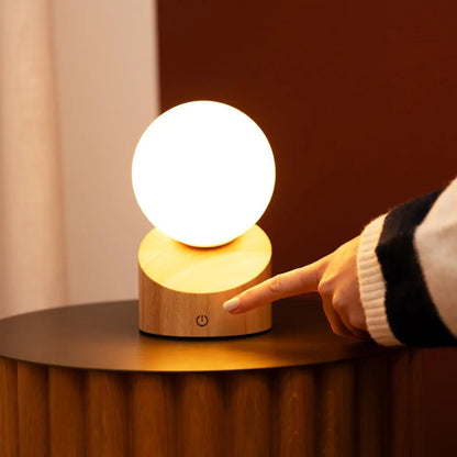 Morris Hellbraune wiederaufladbare Lampe | Stilvolles, kabelloses und nachhaltiges Design