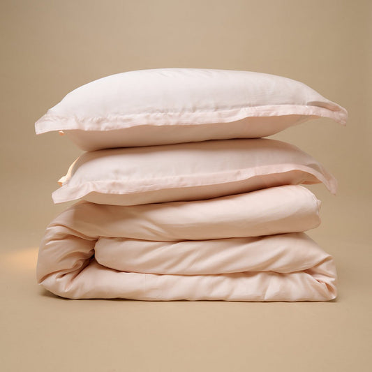 TENCEL™ Satin Bettwäsche hellrosa