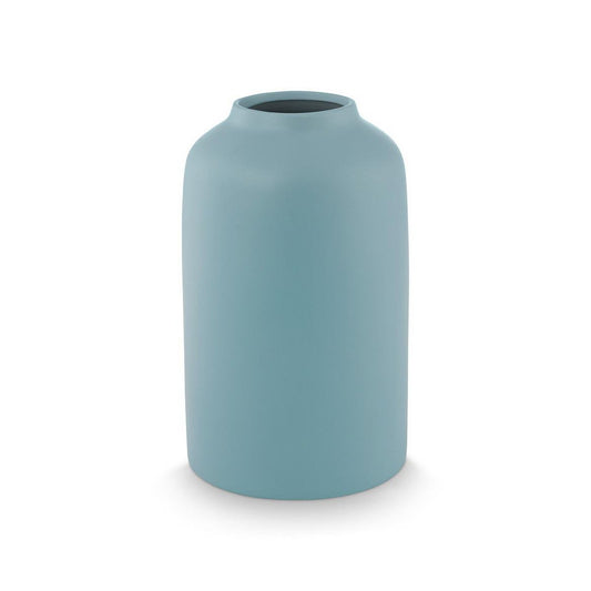 Vase Ceramic Matt Blue 30cm