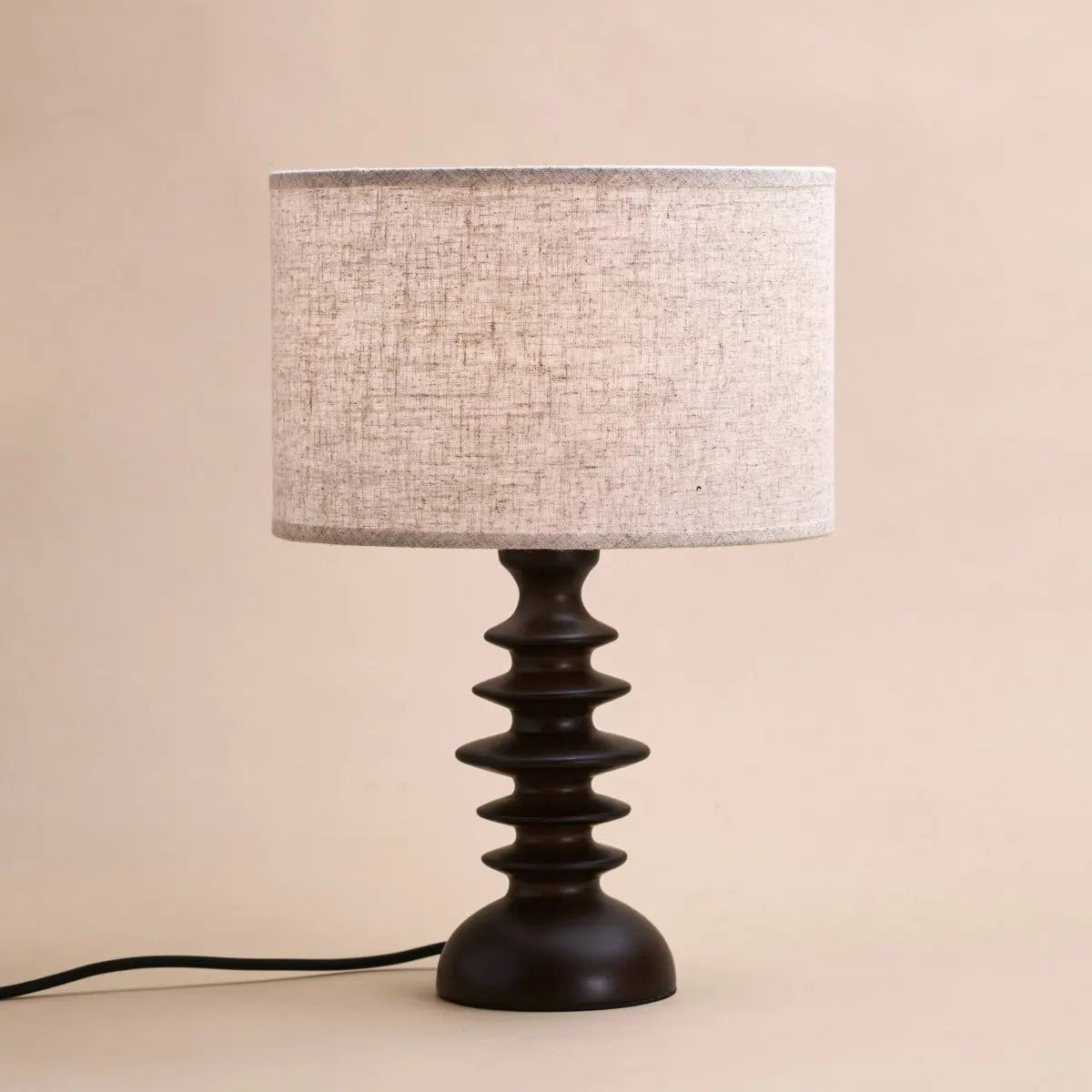 Bodhi Dunkelbraune Holzlampe