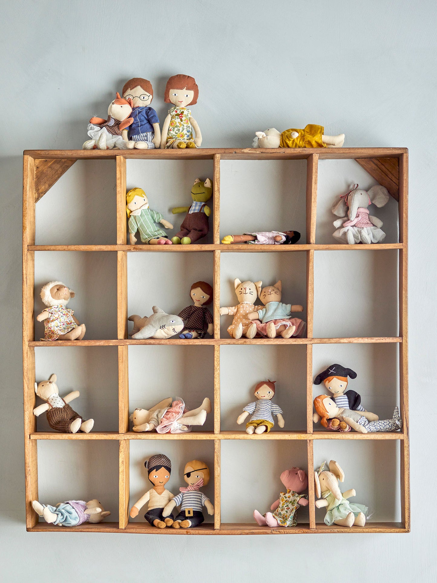 Bloomingville MINI Animal friends Puppe, Bunt, Baumwolle