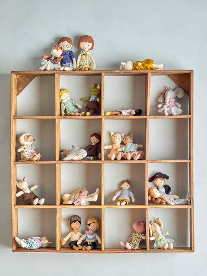 Bloomingville MINI Animal friends Puppe, Bunt, Baumwolle