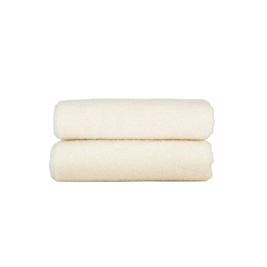 Woll Bouclé werfen Decke Paris White