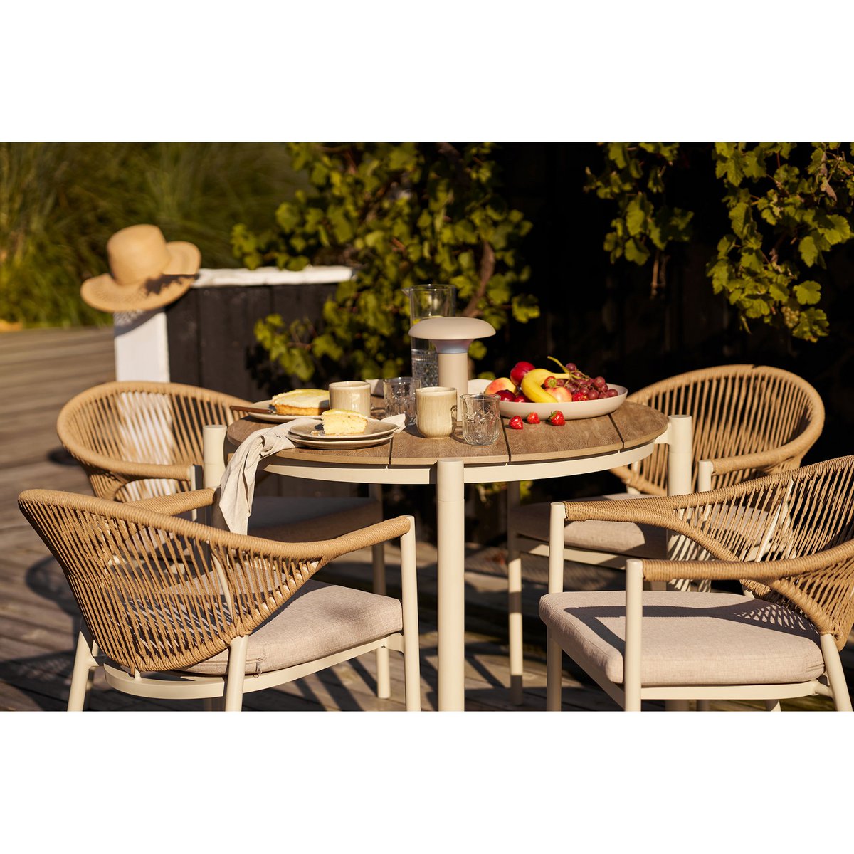 Viola Becher, Keramik, 4er-Set, beige