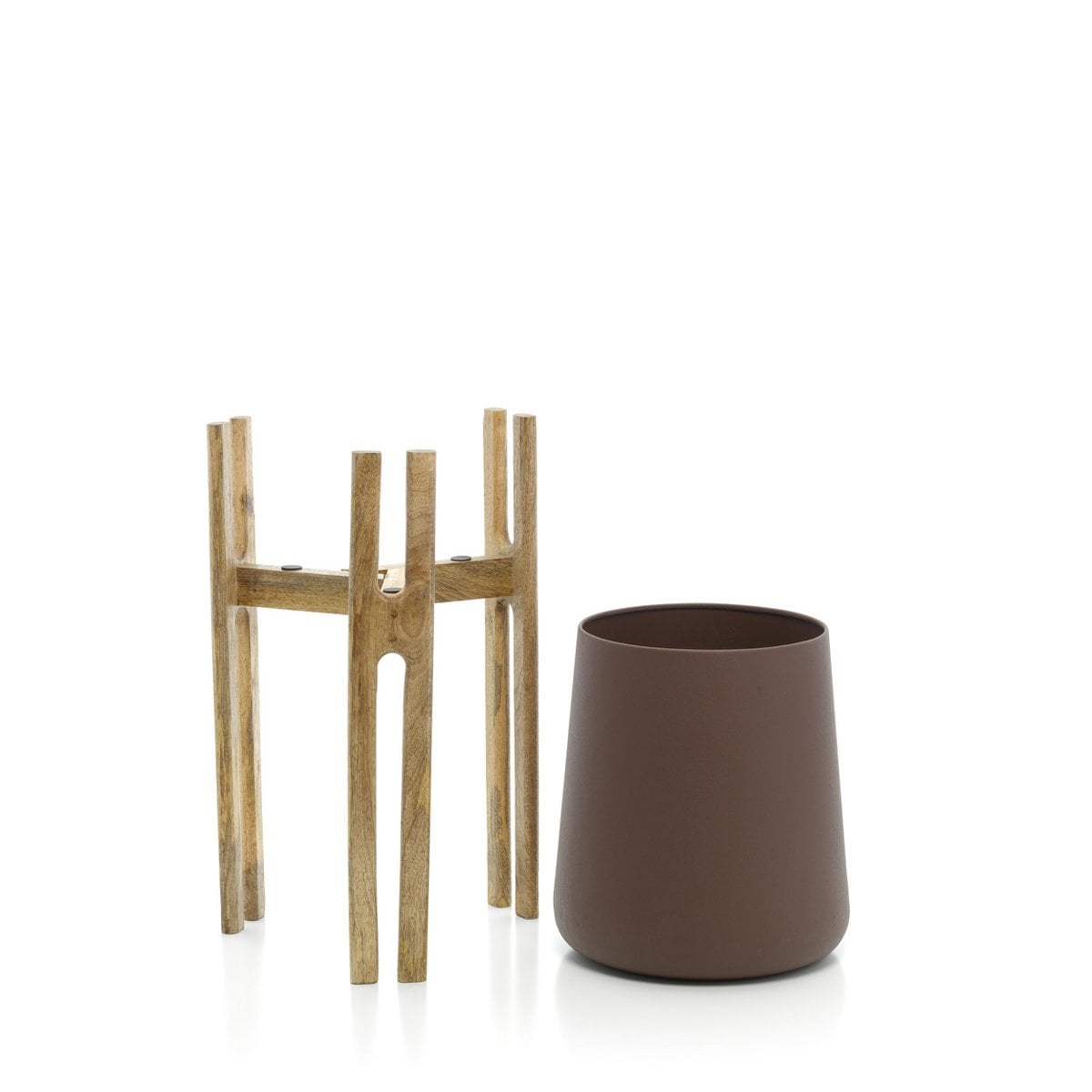 Der gegabelte Wurzelpflanzer – Naturbraun – L