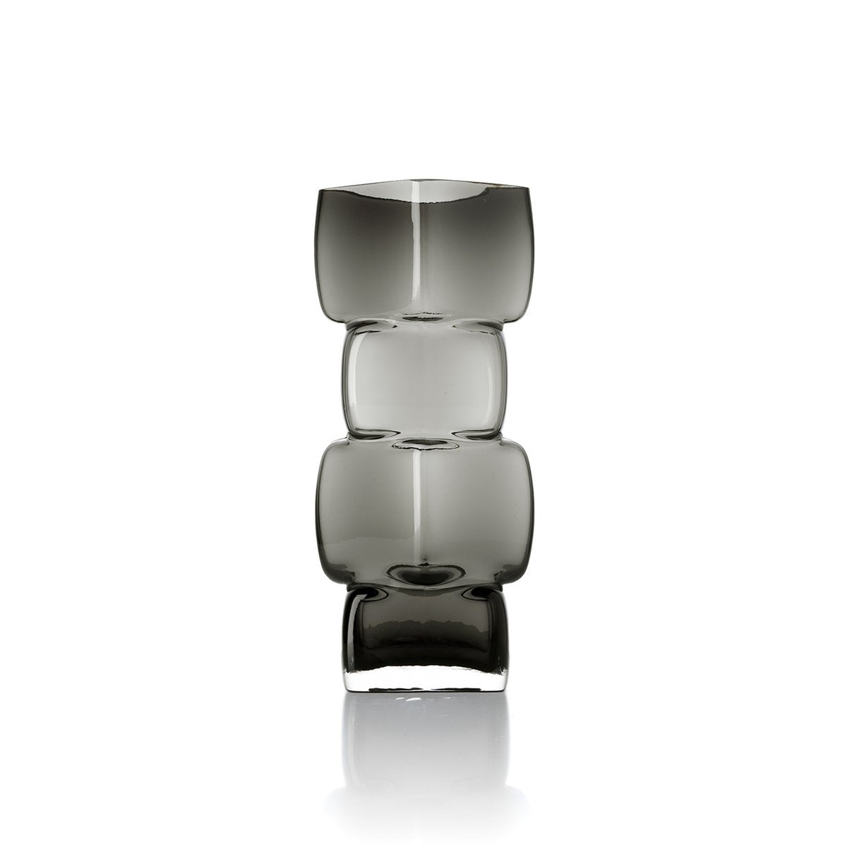 The Cubes Vase - Dunkelgrau - L