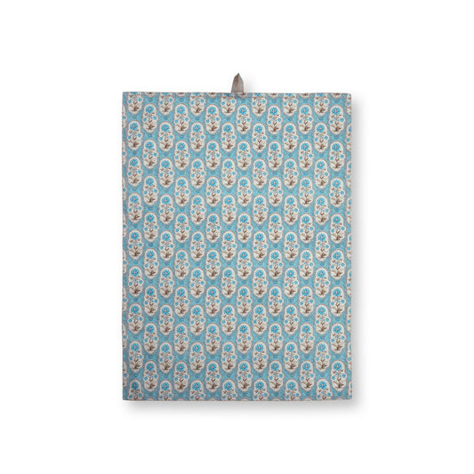 Pip Studio Geschirrtücher 2x Blooming Tales Bustani-Pashmina Khaki-Blue 50x70cm