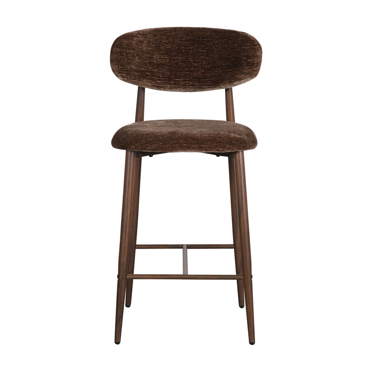 Japandi Kitchen Bar Stuhl Umber (2er Set)