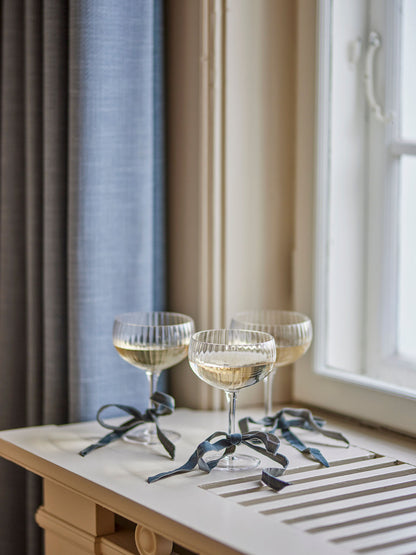Bloomingville Astrid Champagnerglas, Klar, Glas