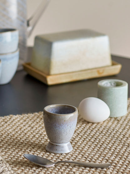 Bloomingville Paula Eierbecher, Blue, Steingut