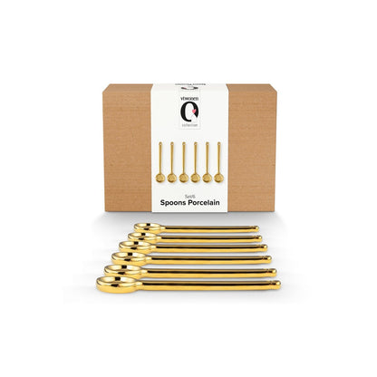 6er Löffelset Gold Small