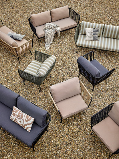 Bloomingville Pavone Couchtisch, Schwarz, Fibercement