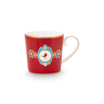 Pip Studio Becher 2x Small Love Birds Medallion Red