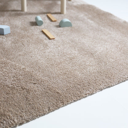 Maschinenwaschbarer Teppich einfarbig ETICO SABLE L