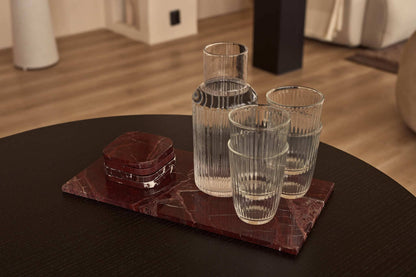 Marmortablett, Rosso Levanto 20 x 40 cm