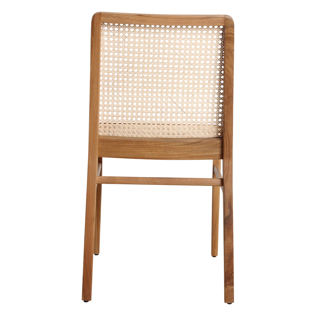 Nova Esszimmerstuhl aus Teakholz ohne Armlehne