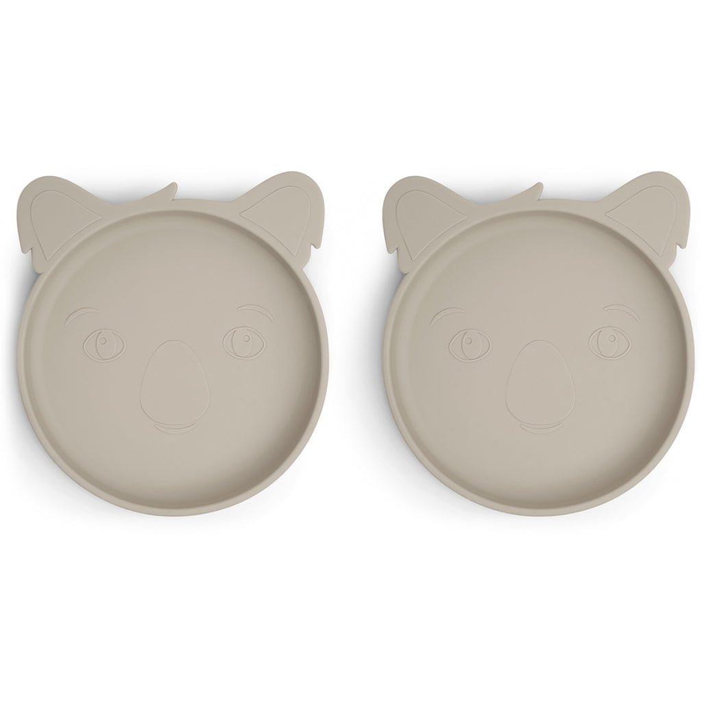 Akila Silikonteller 2er-Pack Koala