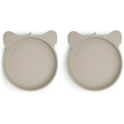 Akila Silikonteller 2er-Pack Koala