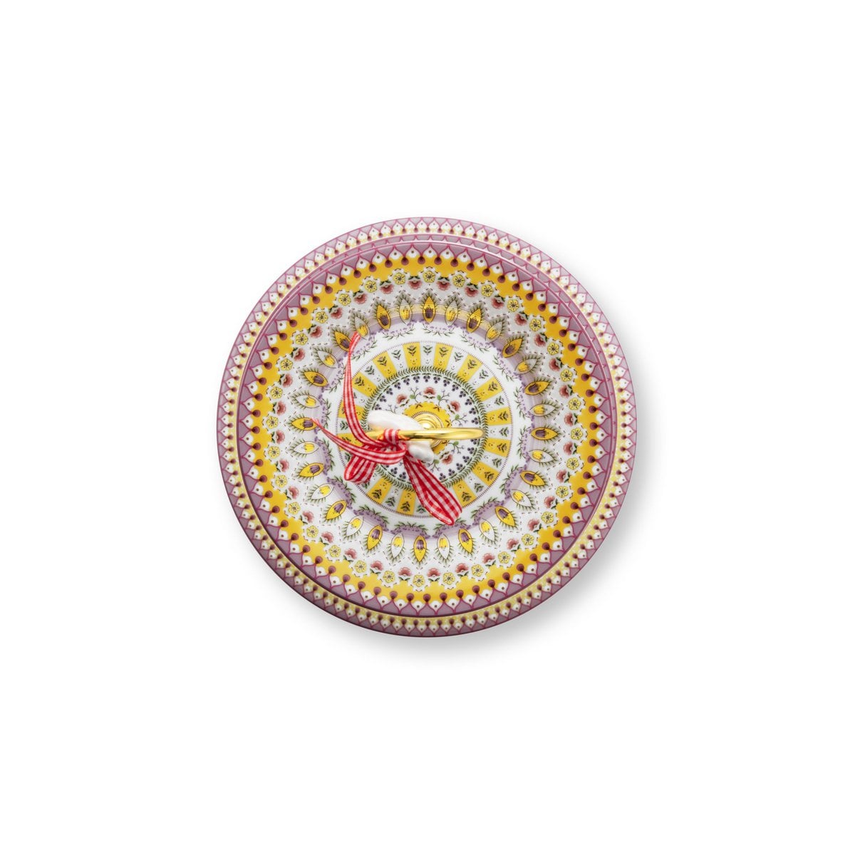 3/Layer Cake Stand Lily&Lotus Yellow