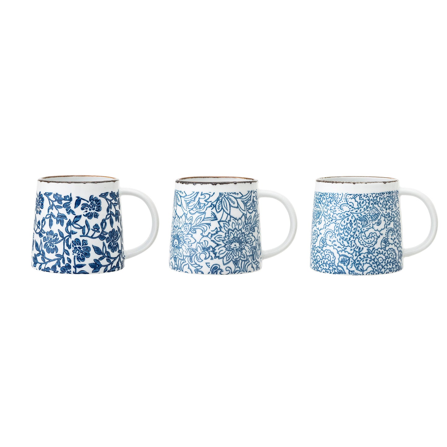 Bloomingville Molly Becher, Blue, Steingut
