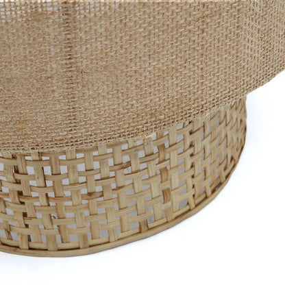 Jute Wandleuchte, Natur – M
