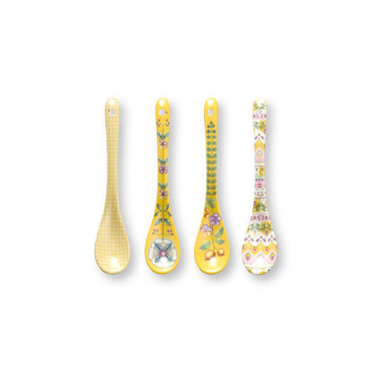 Set/4 teaspoons Lily&Lotus Yellow 13cm