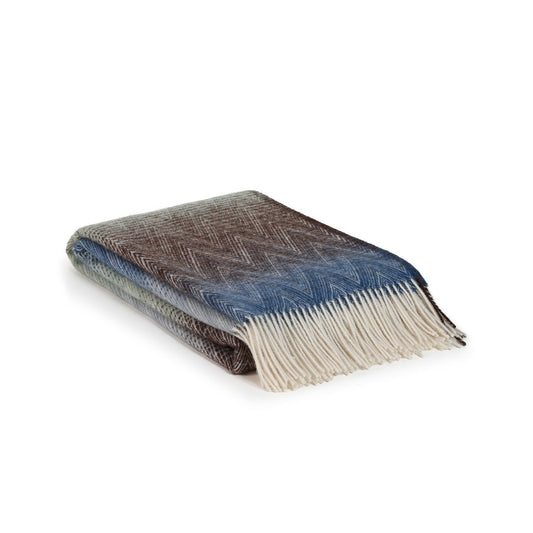 Wolldecke MISSONI Acqua – mehrfarbig blau