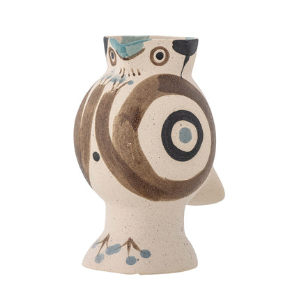 Bloomingville Mahrab Vase, Natur, Steingut