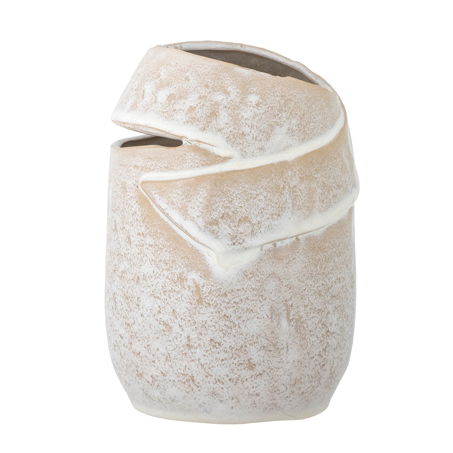 Bloomingville Abeera Vase, Natur, Steingut