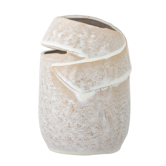 Bloomingville Abeera Vase, Natur, Steingut