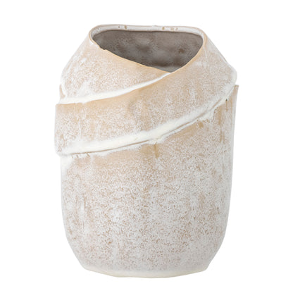 Bloomingville Abeera Vase, Natur, Steingut