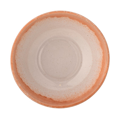 Bloomingville Paula Schale, Orange, Steingut