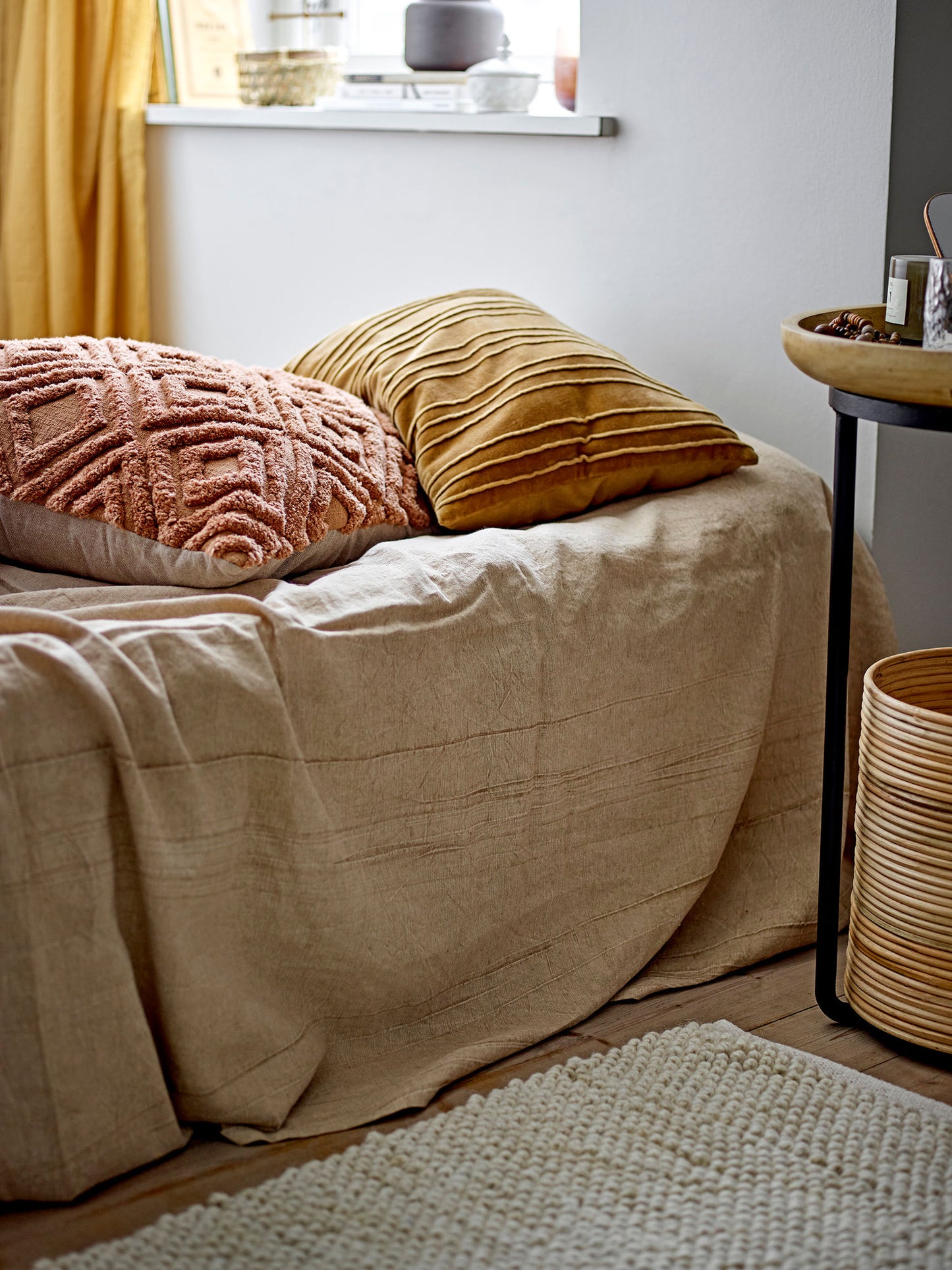 Bloomingville Terni Tischtuch, Natur, Leinen OEKO-TEX®