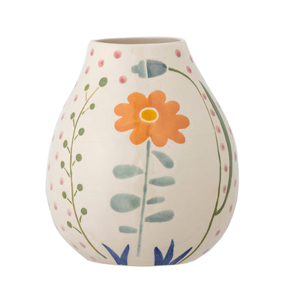 Bloomingville Taza Vase, Bunt, Steingut